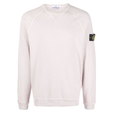STONE ISLAND Stone 22SS Wappen Sweatshirt Lichtrosa 761566360 V0180 30009877