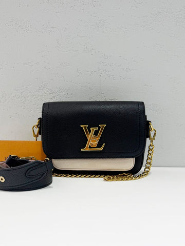 LOUIS VUITTON Lockme Tender Schultertasche Integrierter Chip M58557 150637575