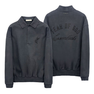 Fear of God 25FW Essential Back Logo Embroidered Collar Sweatshirt 150637775