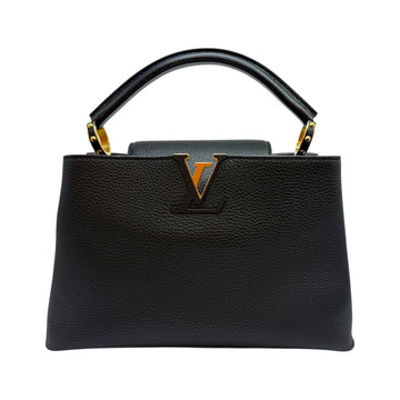 Louis Vuitton Capucines Torillon MM Shoulder Bag Black M42259 150638906