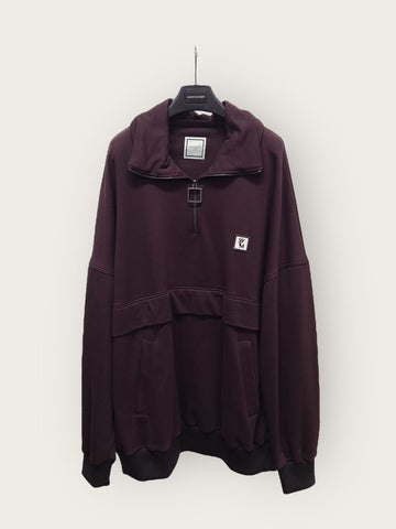 Wooyoungmi Burgundy Square Anorak 150640467