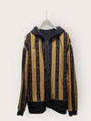 Gucci Black Interlocking Horsebit Reversible Hoodie Zip-Up 150641237 [P]