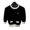 Prada Mini Logo Cropped Cotton Knit (55) 150643402 [P]