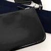 Prada Brushed Triangle Logo Crossbody Bag Black (2VH129) 150644540 [P]