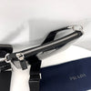 Prada Brushed Triangle Logo Crossbody Bag Black (2VH129) 150644540 [P]