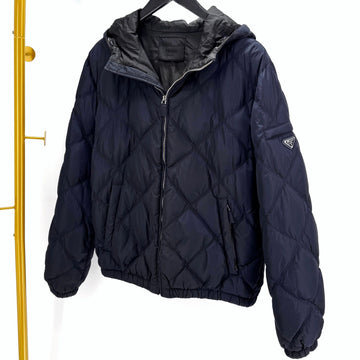 PRADA キルティングパディングジャケット ネイビー (SGN460) 150644697
