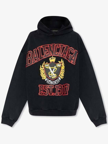 BALENCIAGA DIY College Hoodie in Medium Fit 744463 TOVK2 1055 133028099
