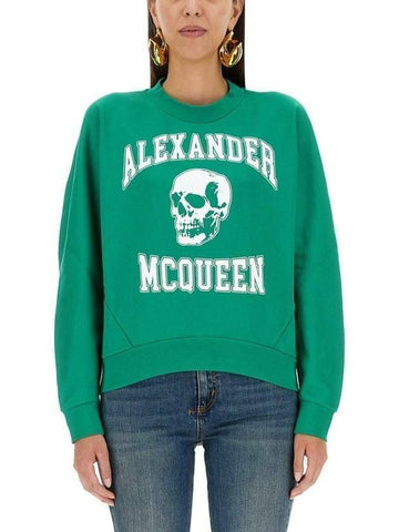 ALEXANDER MCQUEEN Sweater mit Skull-Druck 133032932