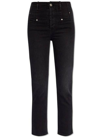 ISABEL MARANT Slim Denim-Hose PA0050FB B1H10I 01BK 133043526