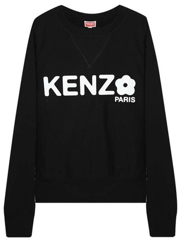 KENZO フラワーレタリングスウェットシャツ FD5 5SW484 4MF 99J 133043391