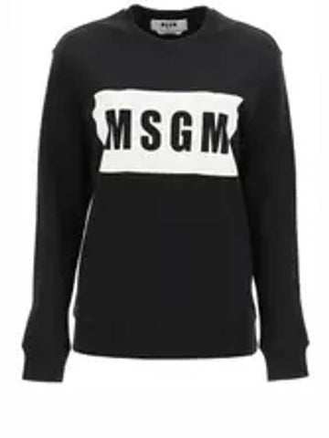 MSGM Boxlogo Baumwolle Sweatshirt 133040201