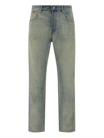 Kenzo Logo Patch Denim Pants 133043137
