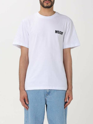 MSGM Graphic Logo Printing T-Shirt 133040001