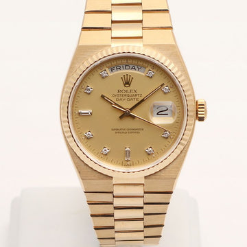 ROLEX Day-Date 36 Herren Gold Uhr 19018 Original Ten-Point Diamant Gold Zifferblatt Oyster Quarz 1983 150662440
