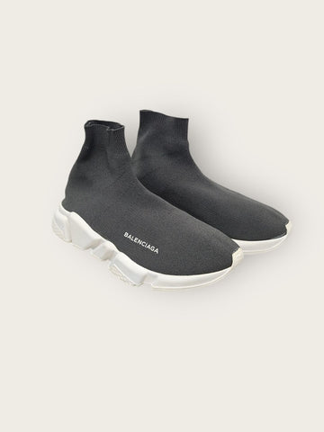 BALENCIAGA グレー ホワイト スピードランナー スニーカー 150663039