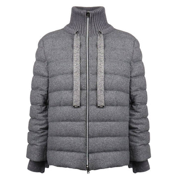 Herno Lucent Cashmere Wool Resort Cape Padding Jumper 33444R 9406 150663376