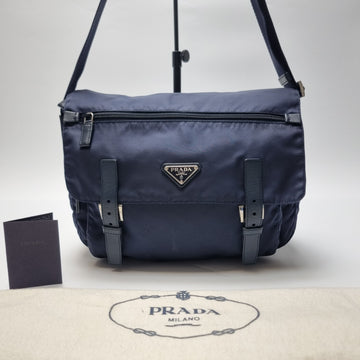 Prada Re-Nylon Messenger Bag Unisex Crossbody Bag (Premium, 1BD953) 150665411
