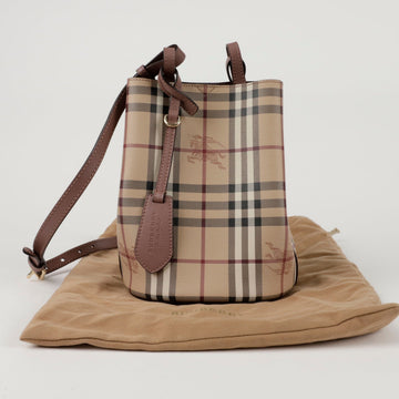 Burberry Haymarket Check Small Bucket Bag 4057156 150530089