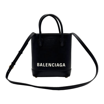 Balenciaga Black Leather Everyday Bill Tote XXS 2WAY 596159 150694783