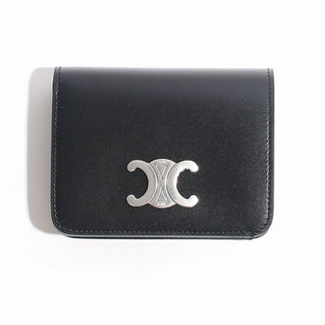 Celine Triomphe Steel Logo Wallet Black 10K623DPV 38DI 150694916