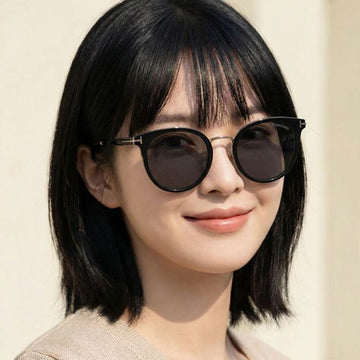 TOM FORD Sonnenbrille TF1244 K 01A Luxus Runde Fassung Unisex Mode Asiatische Passform 150696339