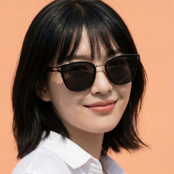TOM FORD Sonnenbrille TF1248 K 01A Asiatische Passform Soltex Schwarz Rechteckig 150696362