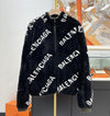 BALENCIAGA Reversible Kapuzenjacke mit Multi-Logo Schwarz L854071 150696596 [P]