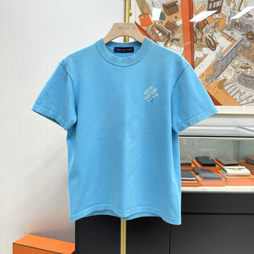 LOUIS VUITTON シグネチャーショートスリーブTシャツ ブルー S 150699541