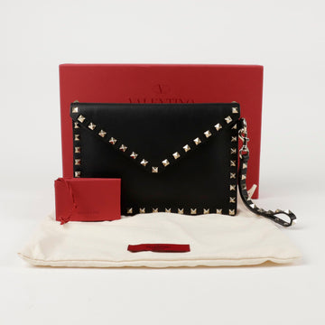 VALENTINO 2P0P87 ロックスタッド エンベロープ ストラップ クラッチ 150541603