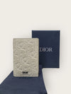 DIOR Beige Oblique Graffiti Vertikaler 2-Fach Kartenetui 150701995 [P]