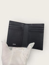 Dior Black Oblique Graffiti Vertical 2-Fold Cardholder 150702051 [P]