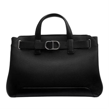 DIOR ノルマンディ スモール トートバッグ ブラック グレイン 1LLME216MAL_H00N 150702056