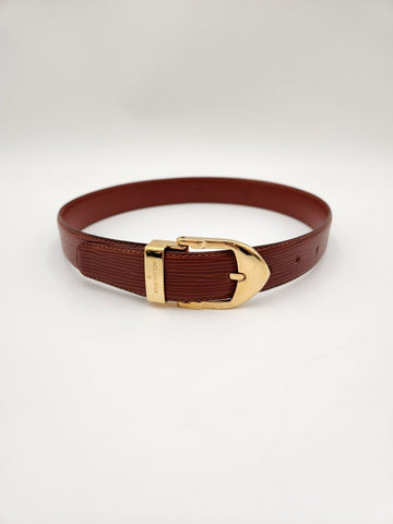 LOUIS VUITTON Epi Gürtel in Goldbraun Zustand A 150702756