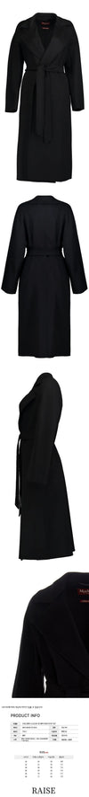 MAXMARA CLES Wollmantel Schwarz 2360110137 007 59940771 [P]