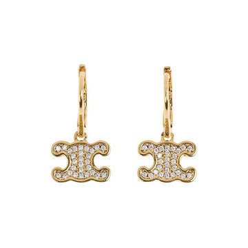 CELINE 460GC6BZI 35OR FW25 レディース トリオンフライン ピアス 150705556