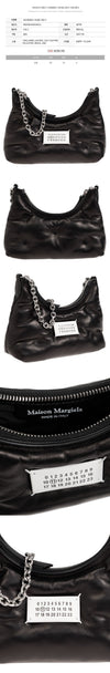 MAISON MARGIELA グラムスラム ホーボー マイクロ ショルダーバッグ ブラック T8013 P4300 139344926 [P]