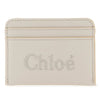 CHLOE 刺繍カード財布 ワイルドグレー CHC23SP868I10 084 48572516 [P]
