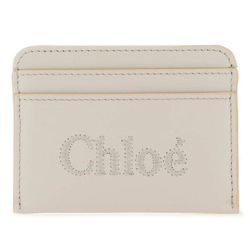 CHLOE Stickerei Kreditkartenetui Wildgrau CHC23SP868I10 084 48572516