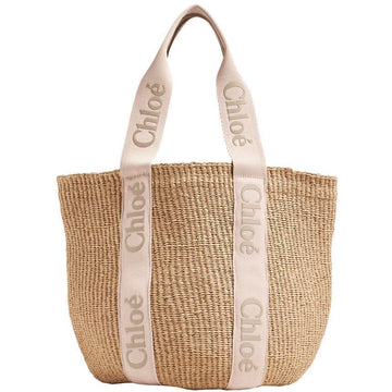 CHLOE ロゴストラップウディラージバスケットバッグ CHC23AS380L18 26Y 72772489