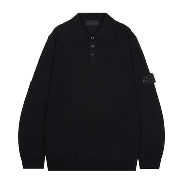 STONE ISLAND 5100076 S00FC V0029 ピュアライト RWS ウールポロセーター 150735993