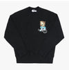 MSGM Cute Kitty Print Logo Damen Sweatshirt 150633456 [P]