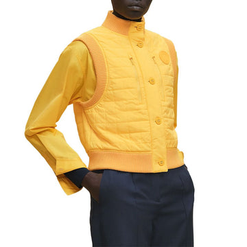 HERMES Quilted Sleeveless Bomber Jacket Weste H5H0160DQ6L36 150743030