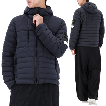 STONE ISLAND 25FW ワッペン パッチ シームレス トンネル フード ダウン ジャケット 020 150744822