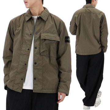 STONE ISLAND ワッペン パッチ ボタン シャツ ジャケット 2XL L1S151200002 S0A23 V005G 150745493