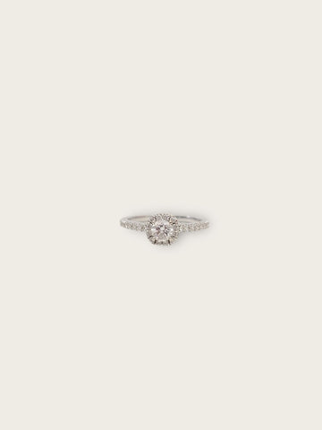 GOLDEN DEW Princess Love 3C Diamantring aus 18k Weißgold 150746994