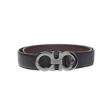 SALVATORE FERRAGAMO Gancini Wende-Gürtel Schwarz/Braun 67-9710 0689134 48938651