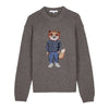 MAISON KITSUNE PM00806KH0002 H170 FW25 メンズ ドレスト フォックス ウール ニット 150776030 [P]