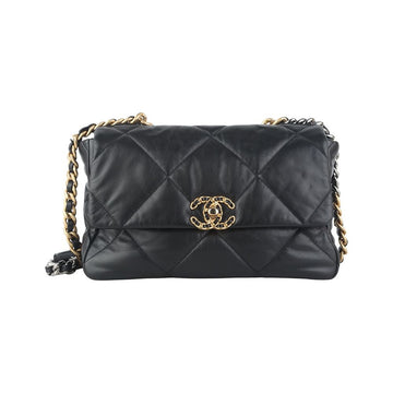 CHANEL AS1161 19 Nineteen Goldene Flap Bag Large 36475-1 150777473