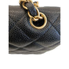 CHANEL クラシックキャビアマキシゴールドフラップバッグ 150777579 [P]