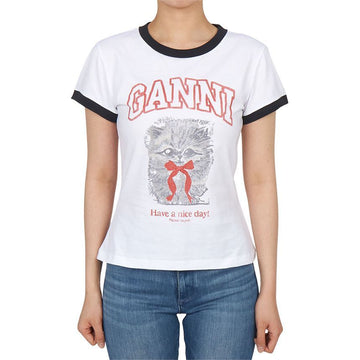Ganni Short Sleeve T-Shirt A1050030 151 150786339